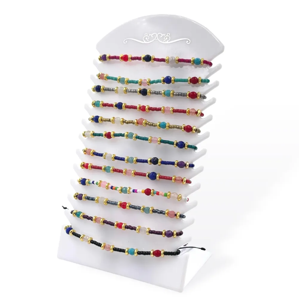 Perline -12pz Bracciali con Elastico - BPM-480-R20