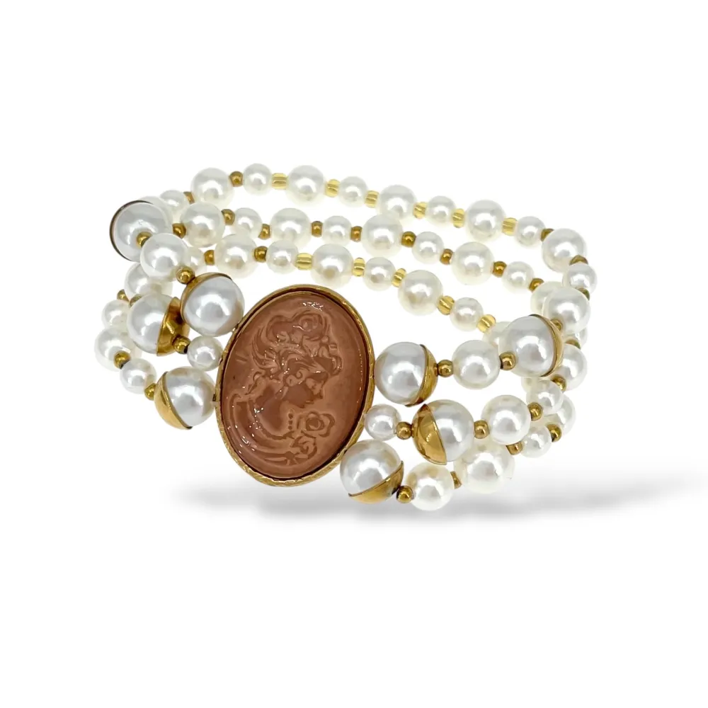 Madame e perla-Bracciali Moda - BR-732-650 (Marrone)