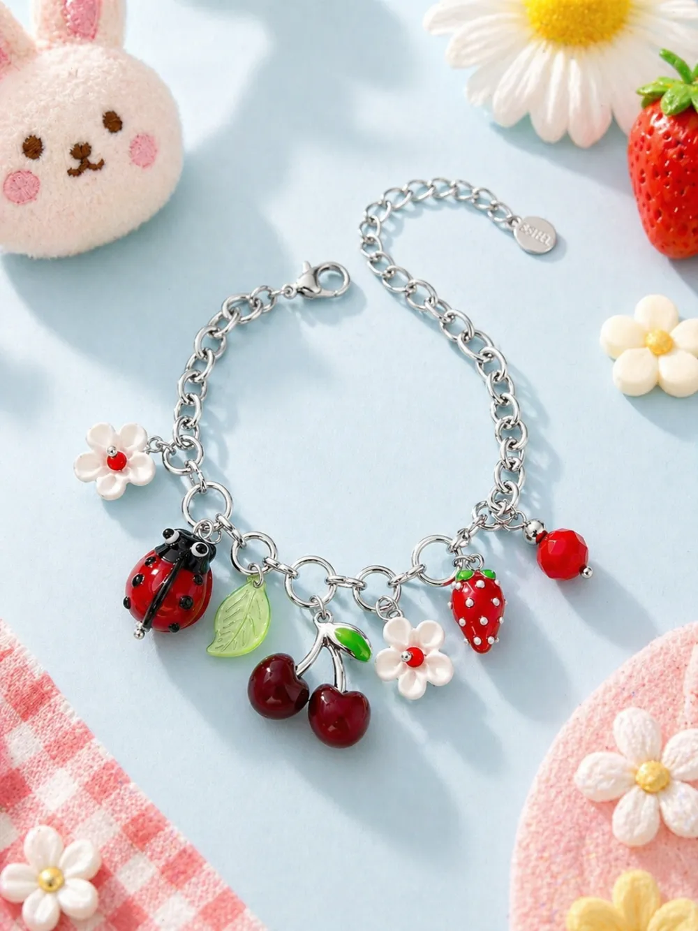 Ciliegia -Bracciale in Acciaio - BR-732-652
