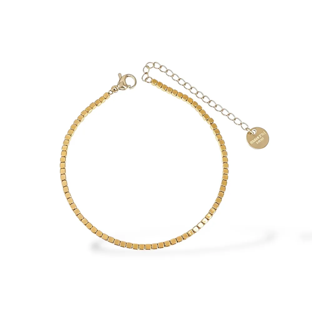 Quadratini-Bracciale in Acciaio - BR-413-3284