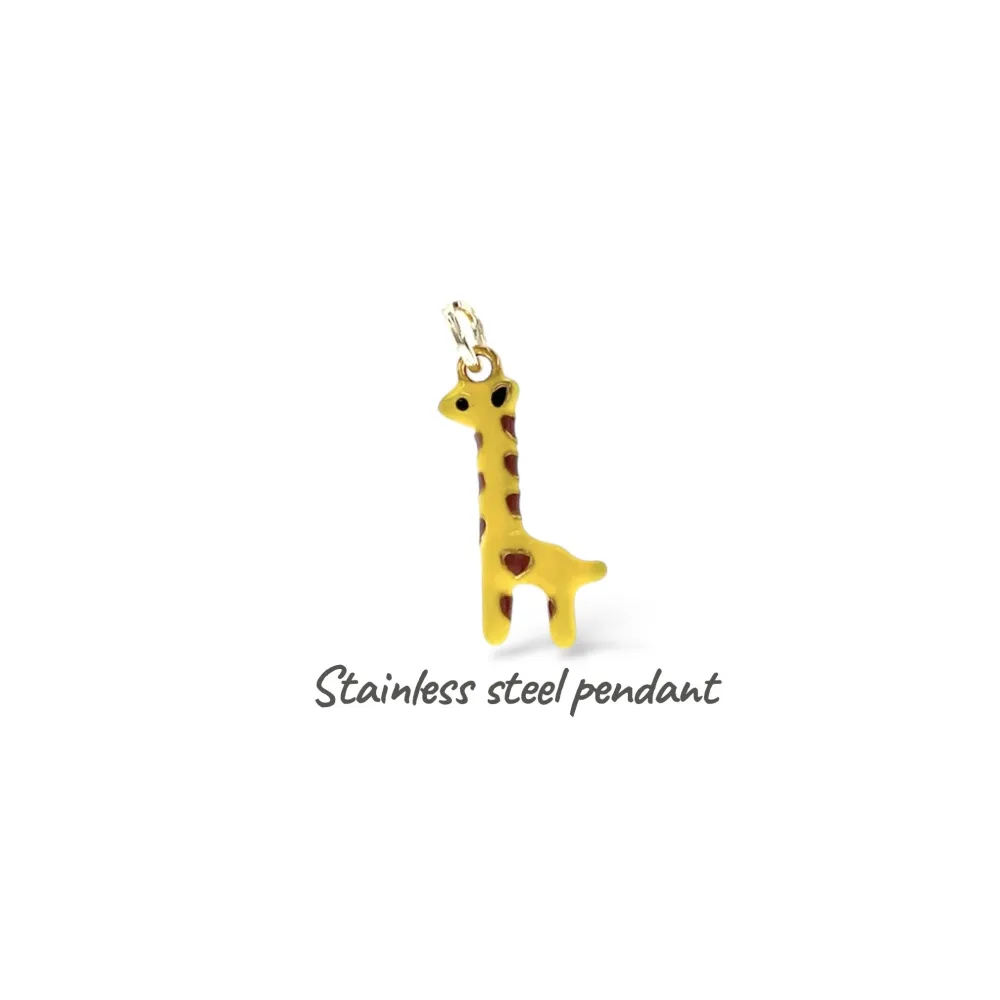 [CIO-7] Giraffa-Ciondolo /Charms in Acciaio - CIO-7