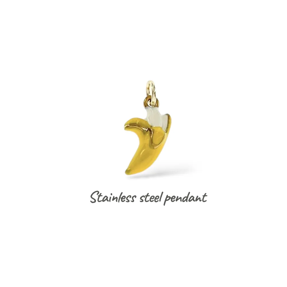 Banana-Ciondolo /Charms in Acciaio - CIO-8