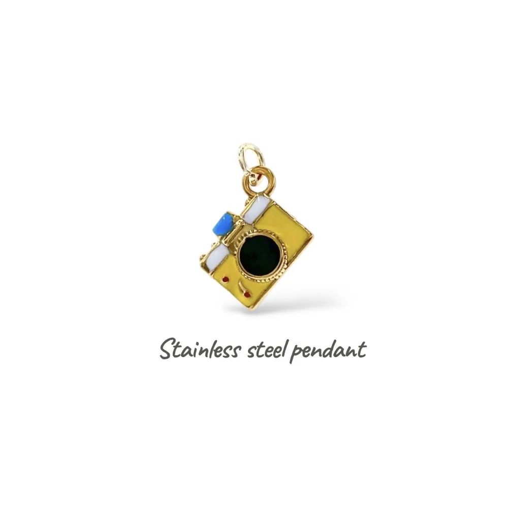 Fotocamera -Ciondolo /Charms in Acciaio - CIO-9