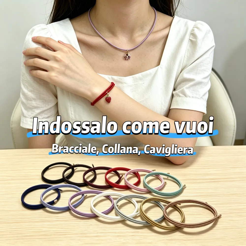 Calamita-Collana/Bracciale/Cavigliera Calamita in Acciaio - CL-797-01