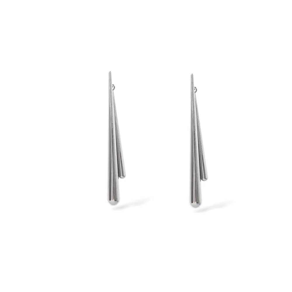 Goccia pendente-Orecchini in Acciaio - OR-413-1205