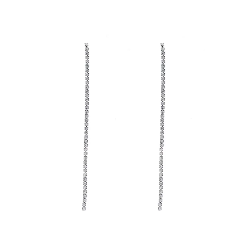 2mm Orecchini Tennis-Orecchini in Acciaio - OR-413-2578