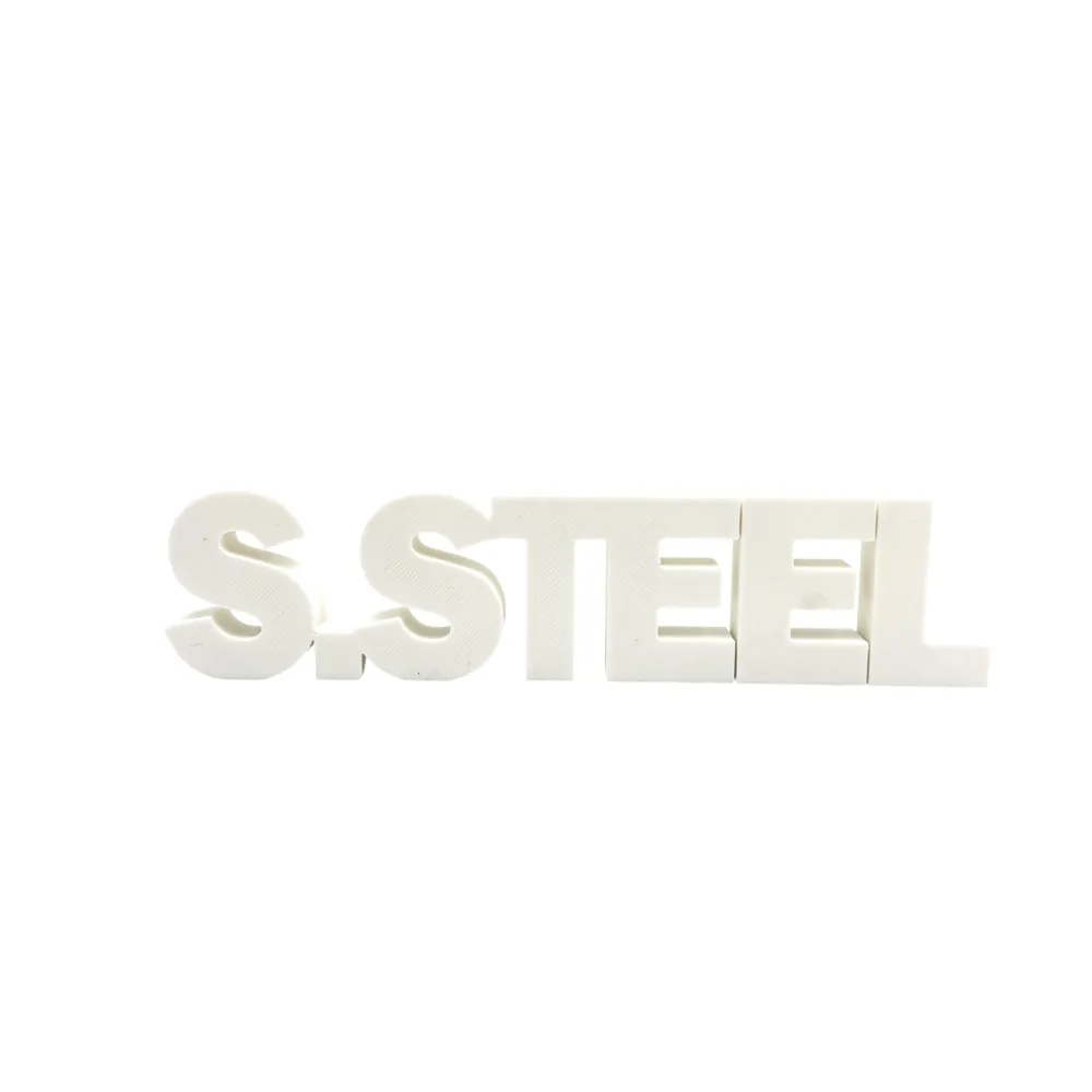 Scritta S.STEEL (stampato 3D) - Scritta S.STEEL