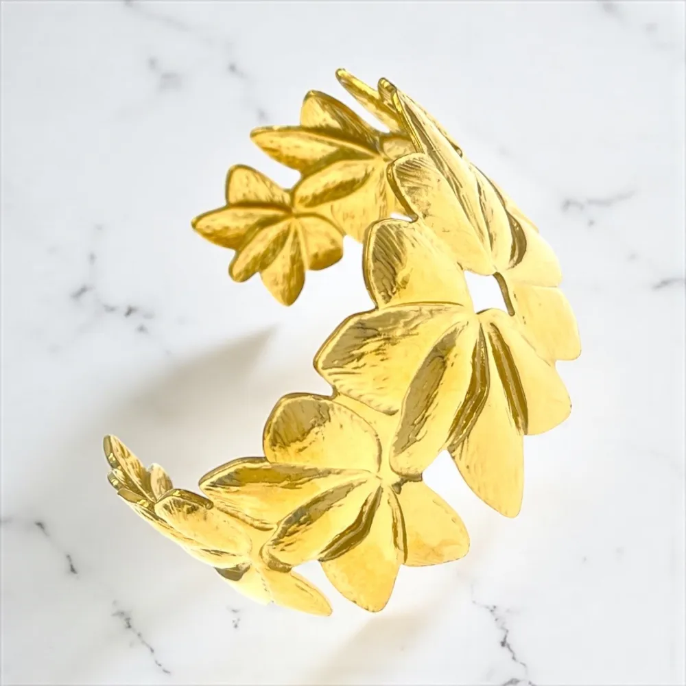 Fiore-Bracciale Rigido in Acciaio - BR-413-304