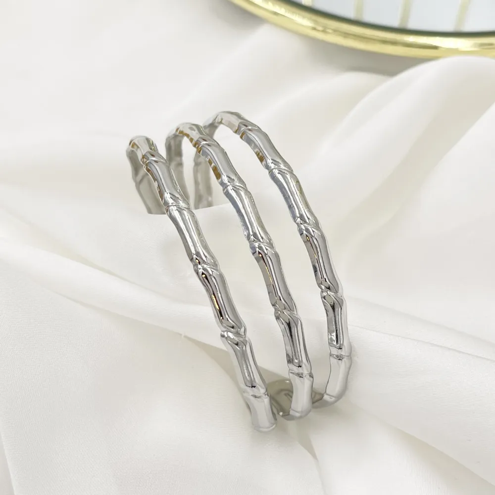 Catena - Bracciale Rigido in Acciaio - BR-413-6818
