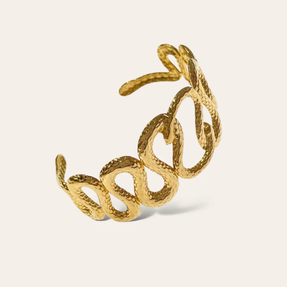 Serpenti -Bracciale Rigido in Acciaio - BR-744-16