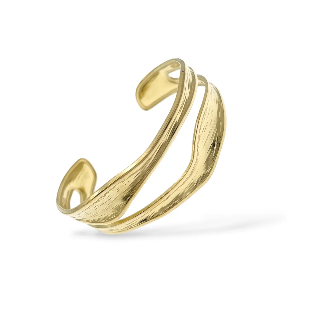 [BR-774-32] Bracciale Rigido in Acciaio - BR-774-32