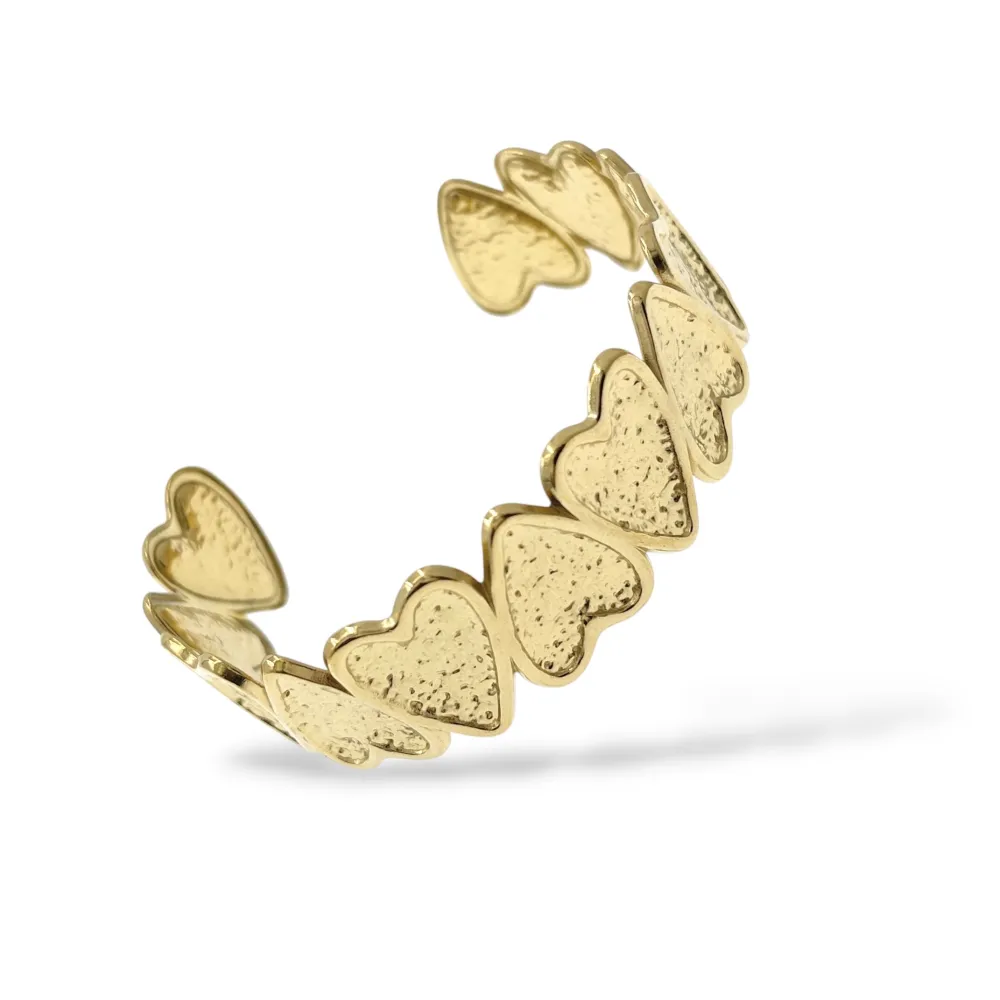 [BR-774-42] Catena-Bracciale Rigido in Acciaio - BR-774-42