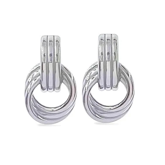Nodo-Orecchini Moda in Acciaio - OR-413-1003
