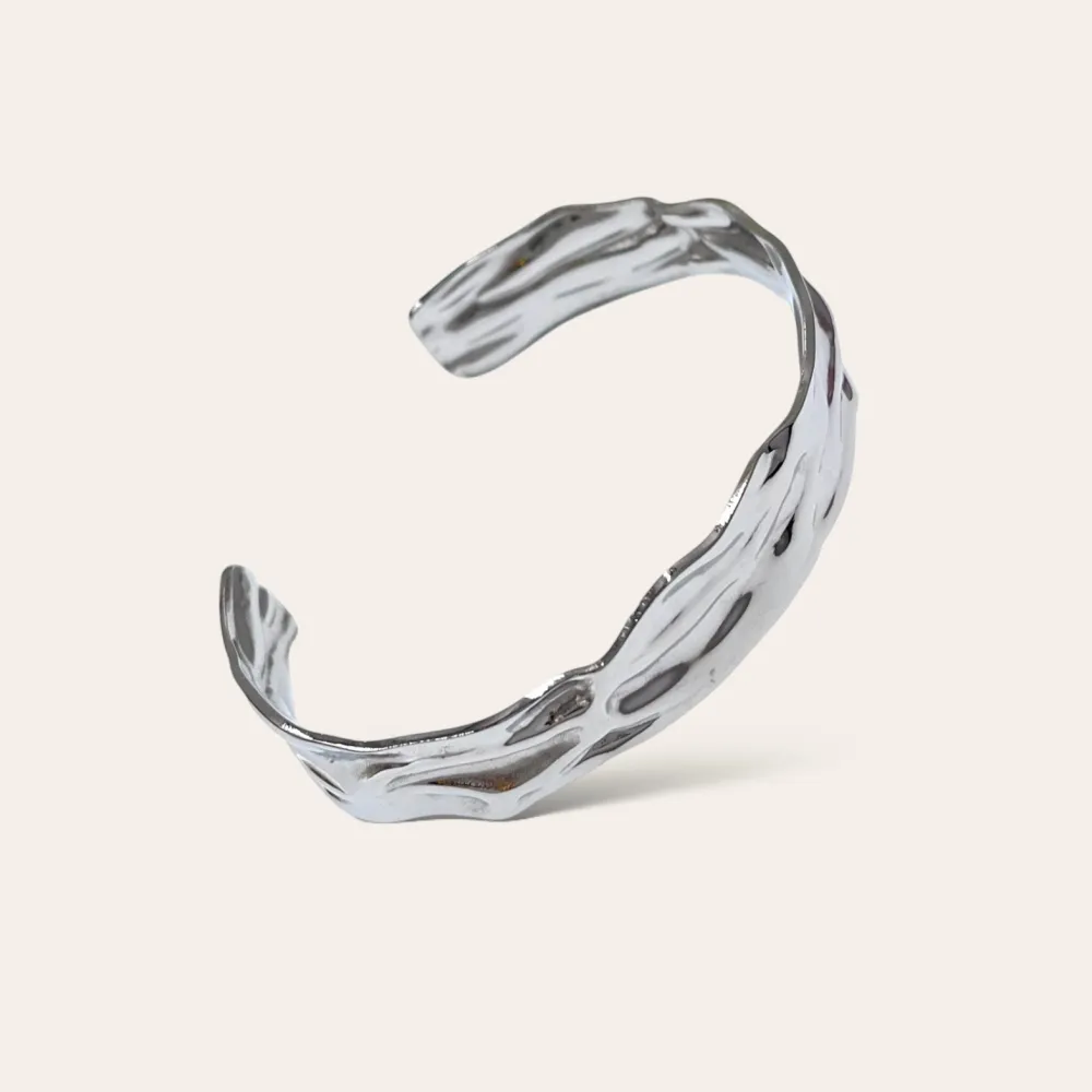 Bracciale Rigido in Acciaio - BR-774-12 (Argento)