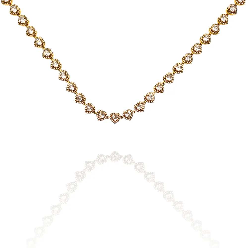 Punto Luce con Cuore-Collana Girocollo in Acciaio - CL-103-AA6655N/29+17cm
