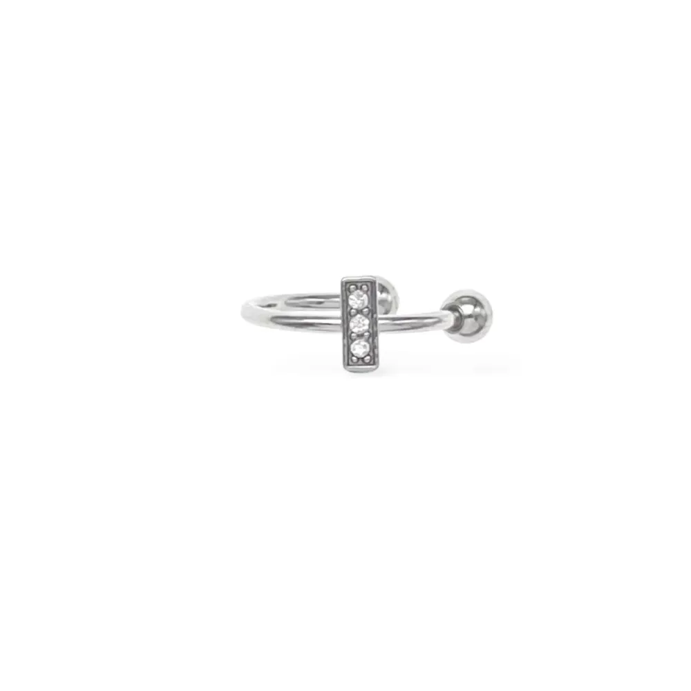 Rettangolo - Earcuff in acciaio - OR-103-AA6961