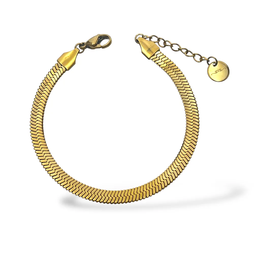 Catena Serpente-Bracciale in Acciaio con Chiusura - BAC-413-2517 5mm