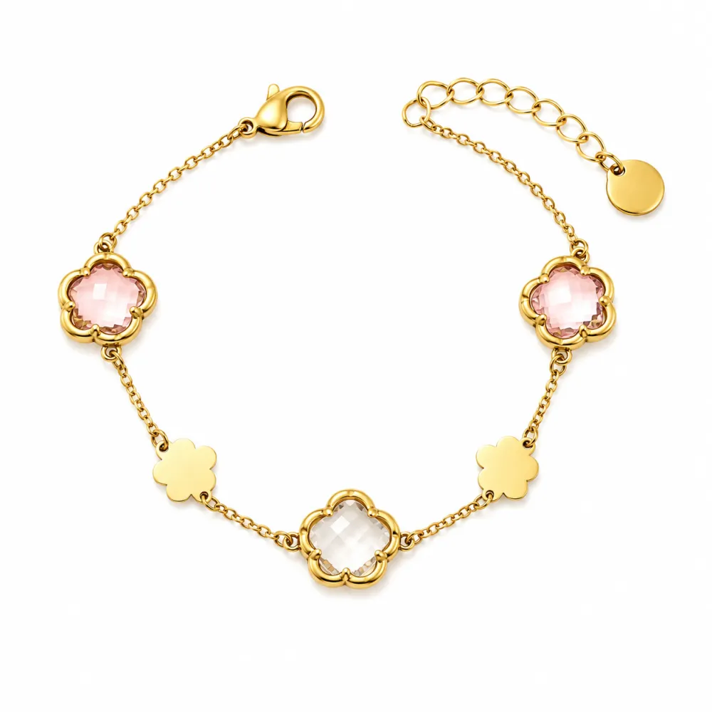 Fiore-Bracciale Moda in Acciaio - BR-103-AA6752B 10mm
