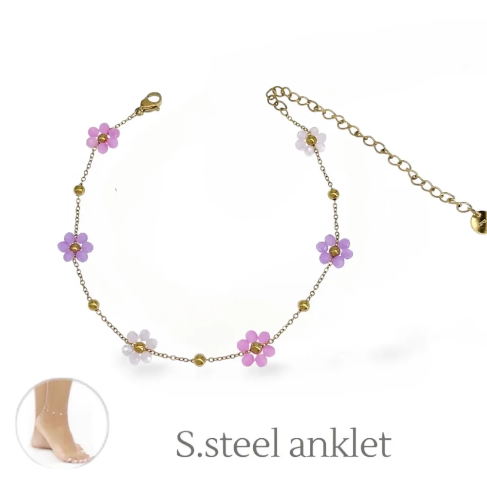 [CV-791-23] Fiori-Caviglie in Acciaio - CV-791-23 (Fucsia)