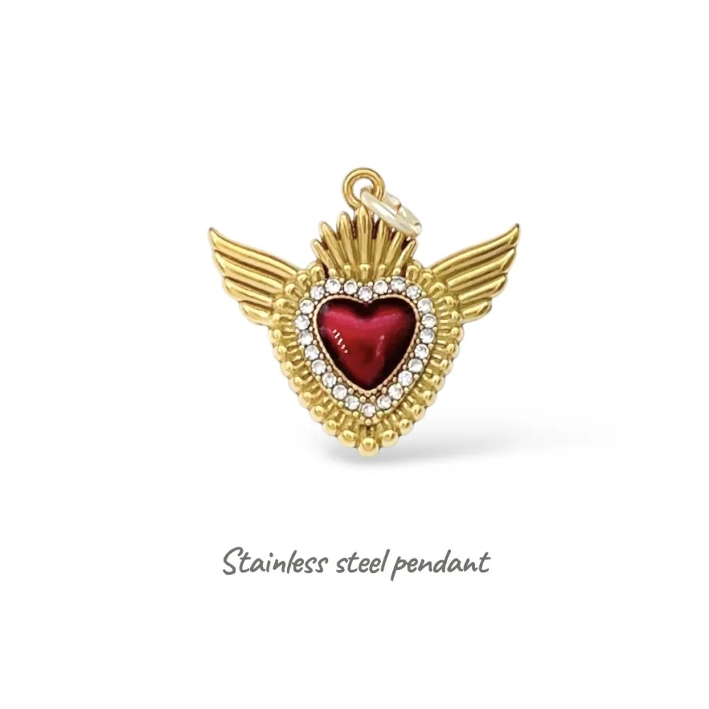 Sacro Cuore-Ciondolo/Charms in Acciaio - DIY-413-05