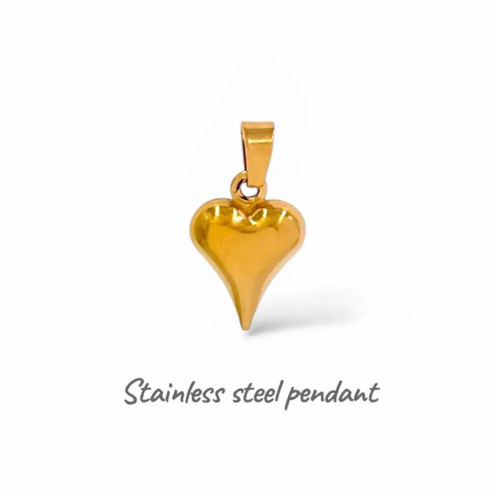Cuore-Ciondolo/Charms in Acciaio - DIY-413-47