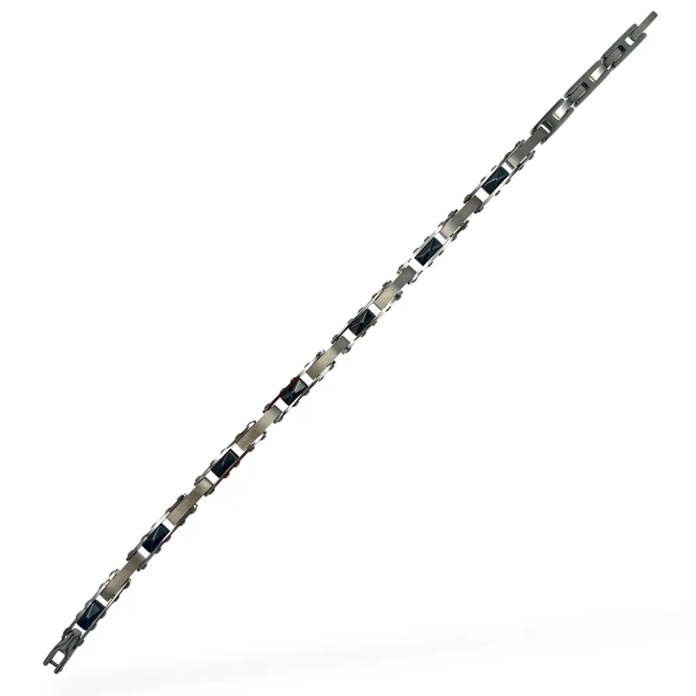 [BR-600-H434] Catena-Bracciale in Acciaio da Uomo - BR-600-H434