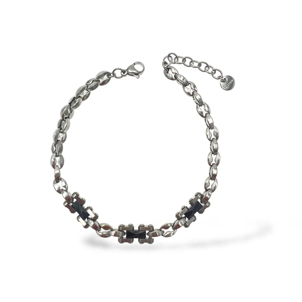 Catena-Bracciale in Acciaio da Uomo - BR-600-H443