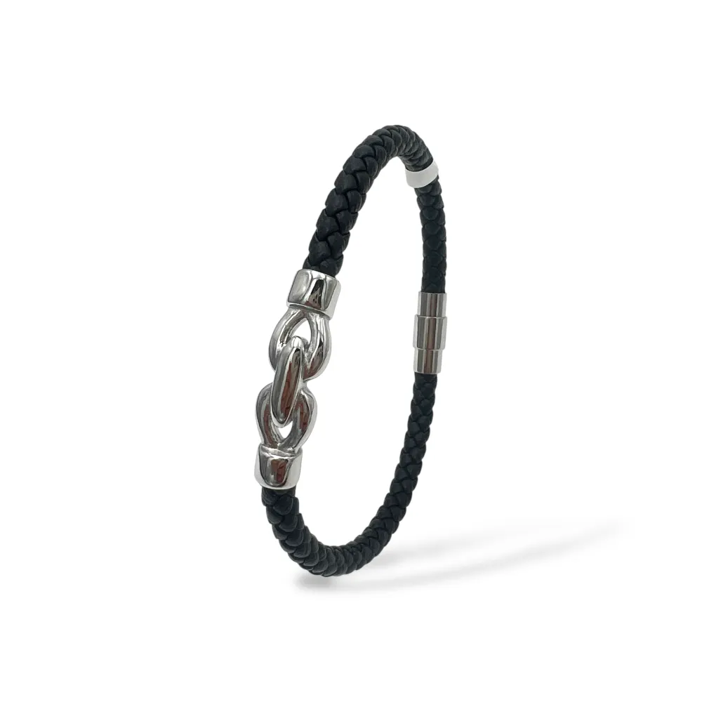Catena calamita-Bracciale in Acciaio da Uomo - BR-600-H454