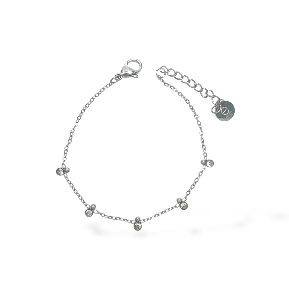 Punti luce piccoli -Bracciale in Acciaio - BR-795-17129 (Argento)