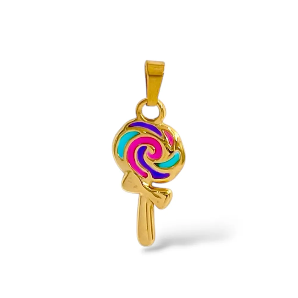 Caramella-Ciondolo/Charms in Acciaio - DIY-413-108