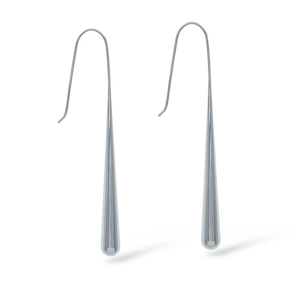 Goccia pendente-Orecchini in Acciaio - OR-413-2609