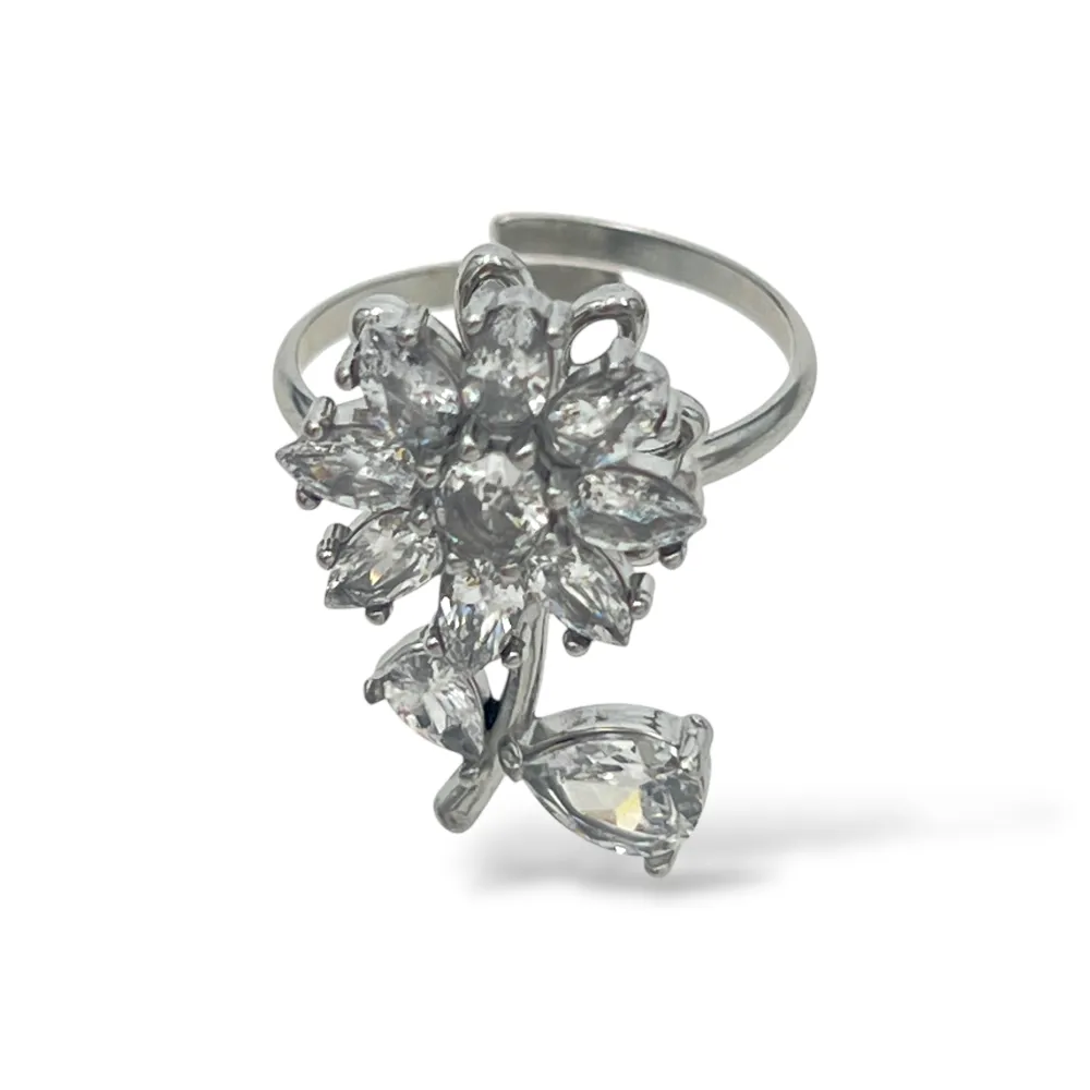 Fiore spinner-Anello in Acciaio - AN-795-15465