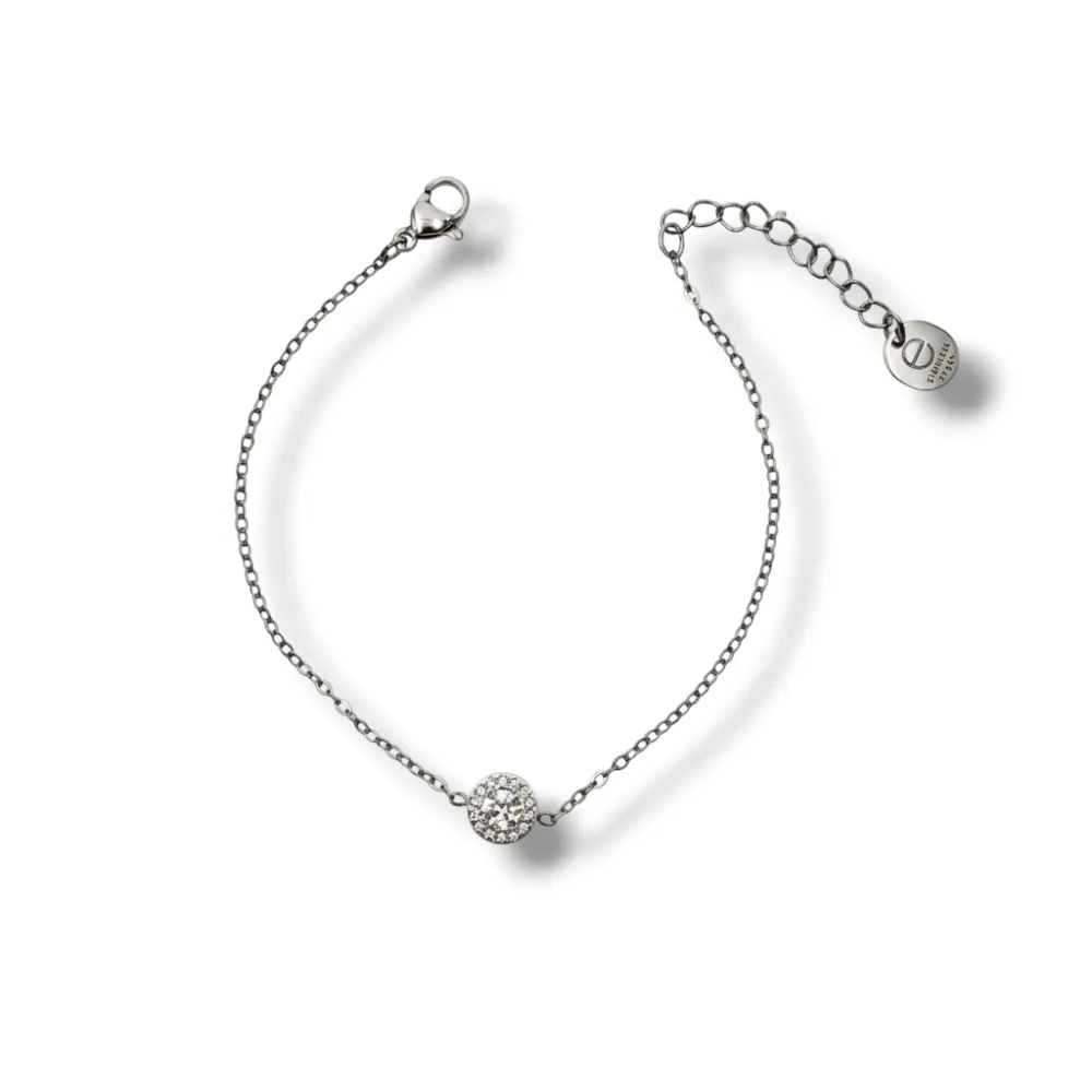 Punto Luce-Bracciale in Acciaio - BR-103-AA7451B (Argento)