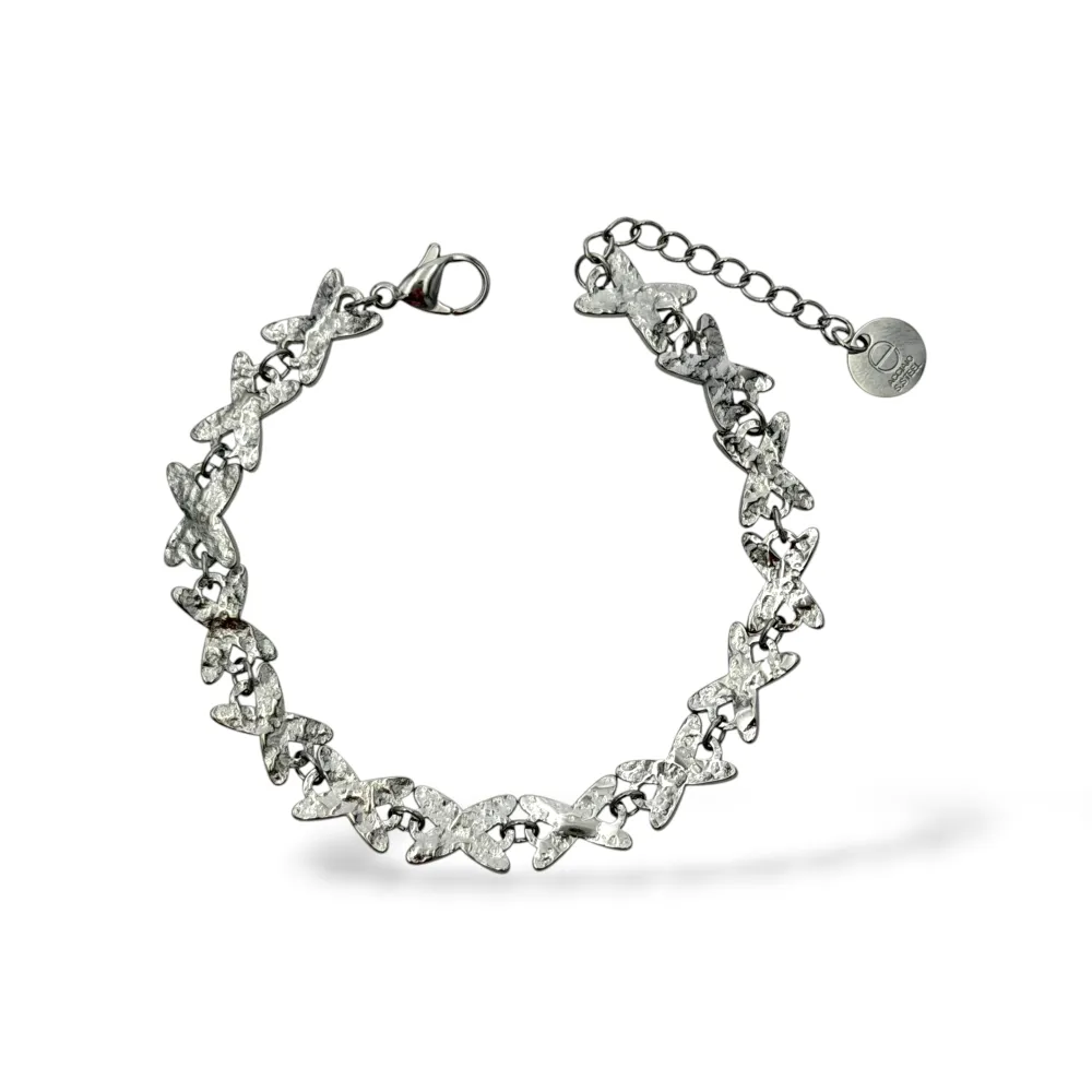 X-Bracciale in Acciaio - BR-795-17231 (Argento)