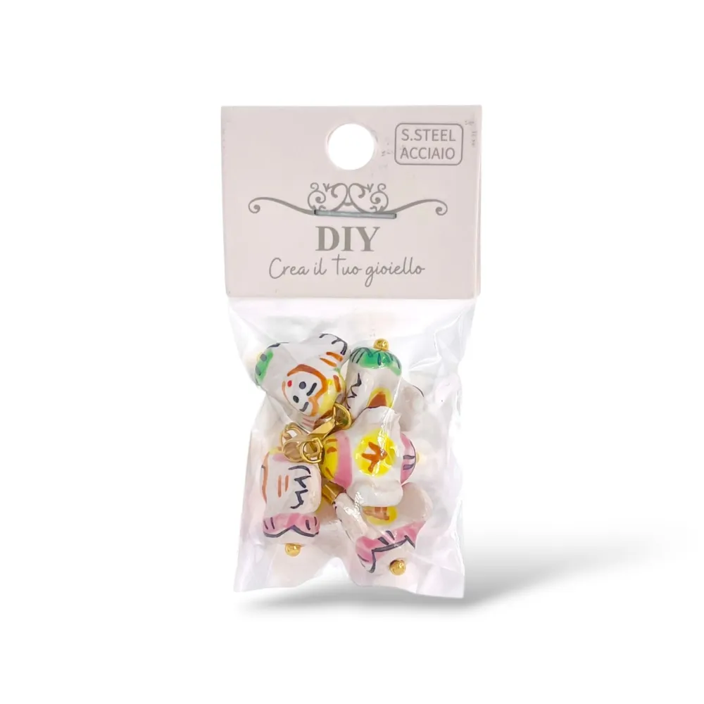 Angelo-Ciondolo/Charms in Acciaio - DIY-801-015A 5PZ