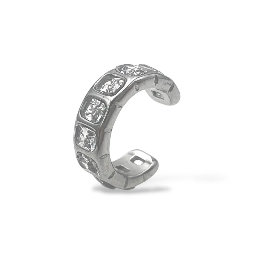 zirconi-earcuff in acciaio - OR-795-22725