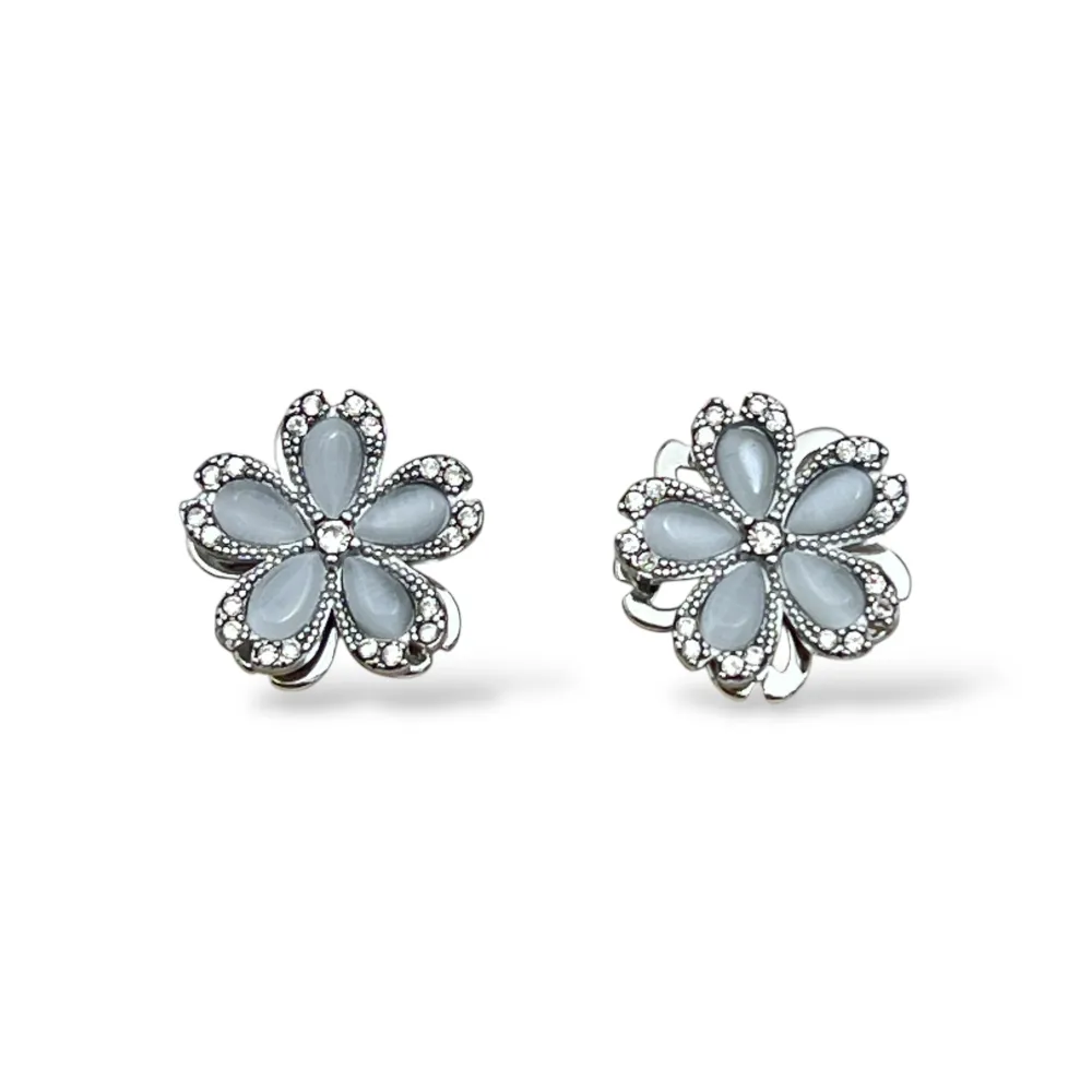 Fiore spinner-Orecchini in Acciaio - OR-795-22727