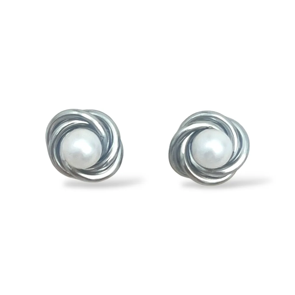 [OR-795-22737] Perla-Orecchini in Acciaio - OR-795-22737 (Argento)
