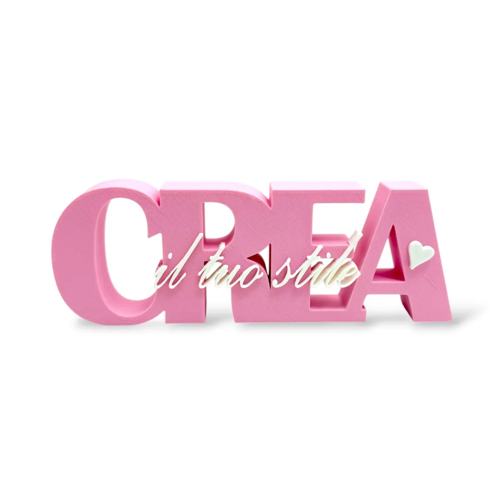 Scritta CREA… (stampante 3D) - Scritta CREA…