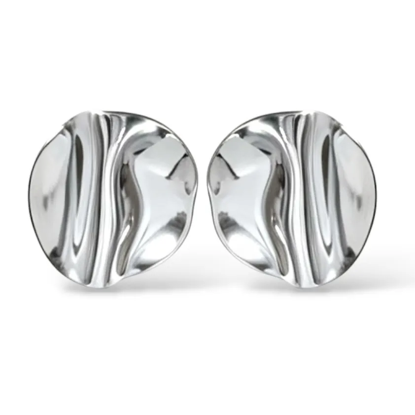 [OR-413-2644] Cerchio-Orecchini in Acciaio - OR-413-2644 (Argento)