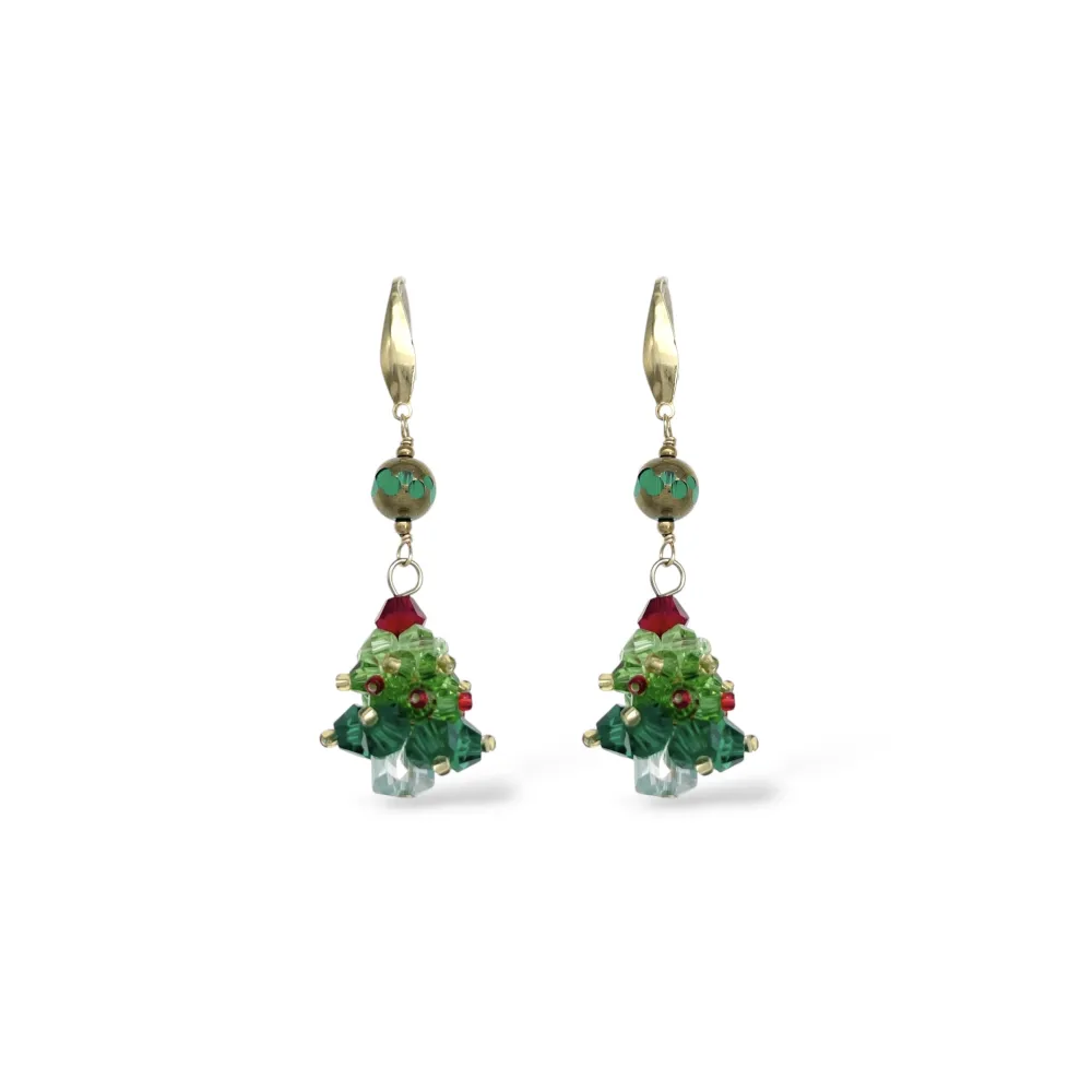 Albero di Natale-Orecchini in Acciaio - OR-794-166