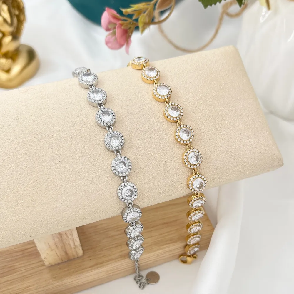 [BR-103-AA4206B] Punto Luce Cipollina -Bracciale in Acciaio - BAC-103-AA4206B (Verde)