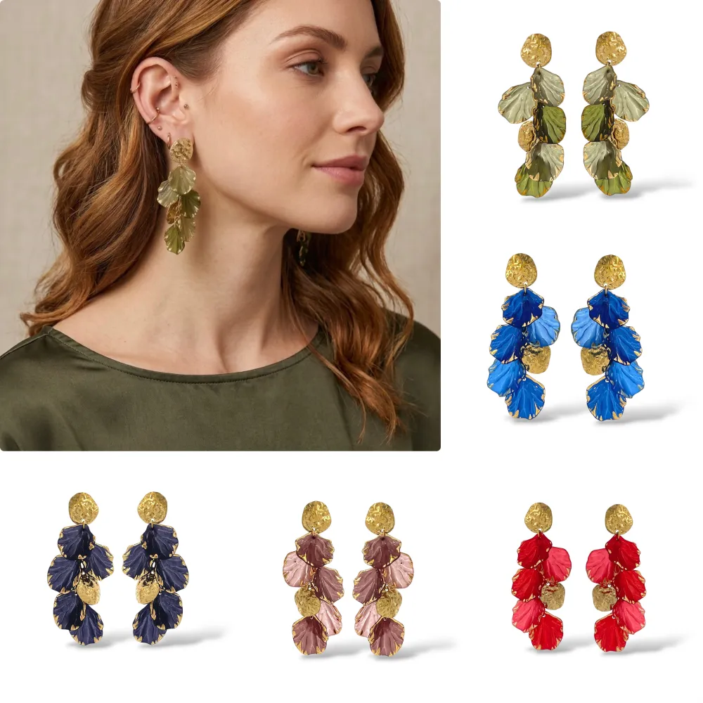 Petali-Orecchini Moda Pendente - OR-732-674