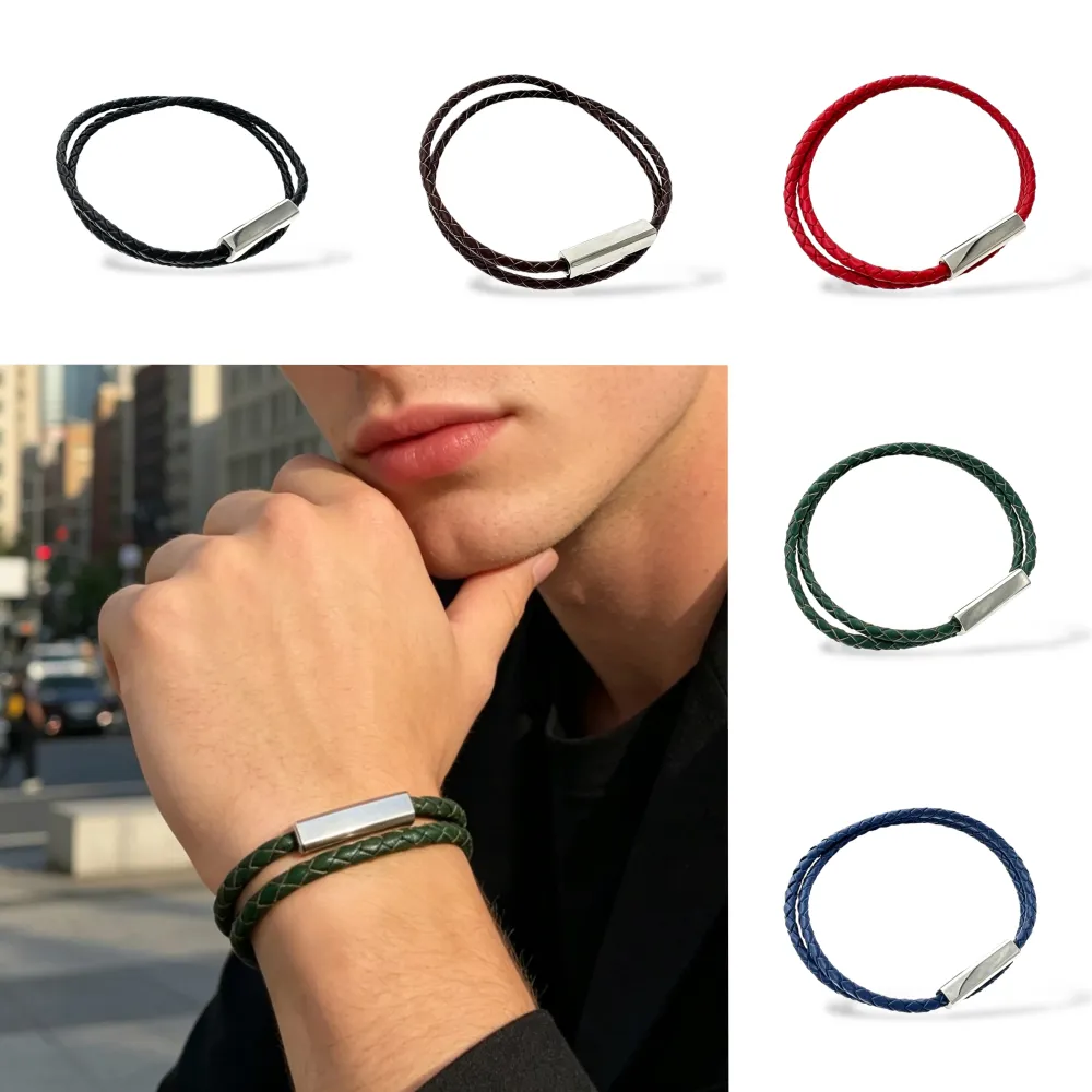 Calamita-Bracciale in Acciaio da Uomo - CL-797-02