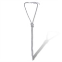 Treccia-Collana Lunga in Acciaio - CAL-759-47
