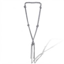 Treccia-Collana Lunga in Acciaio - CAL-759-44