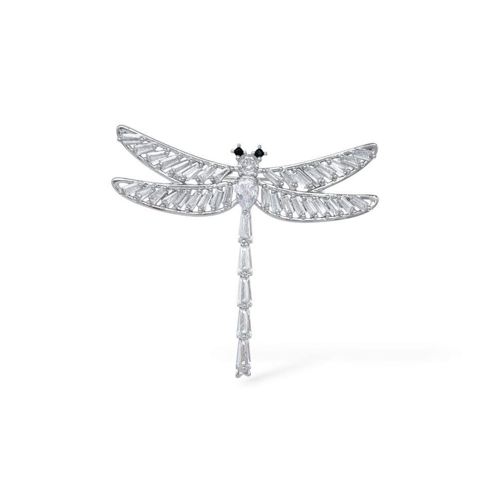 Libellula-Spilla con Zirconia - SP-506-517