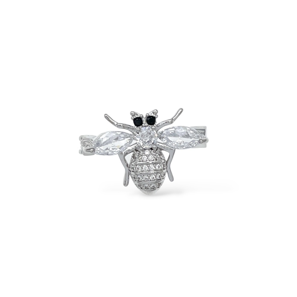 [SPM-506-550] Ape- Spille con Zirconia - SPM-506-550 (Argento)
