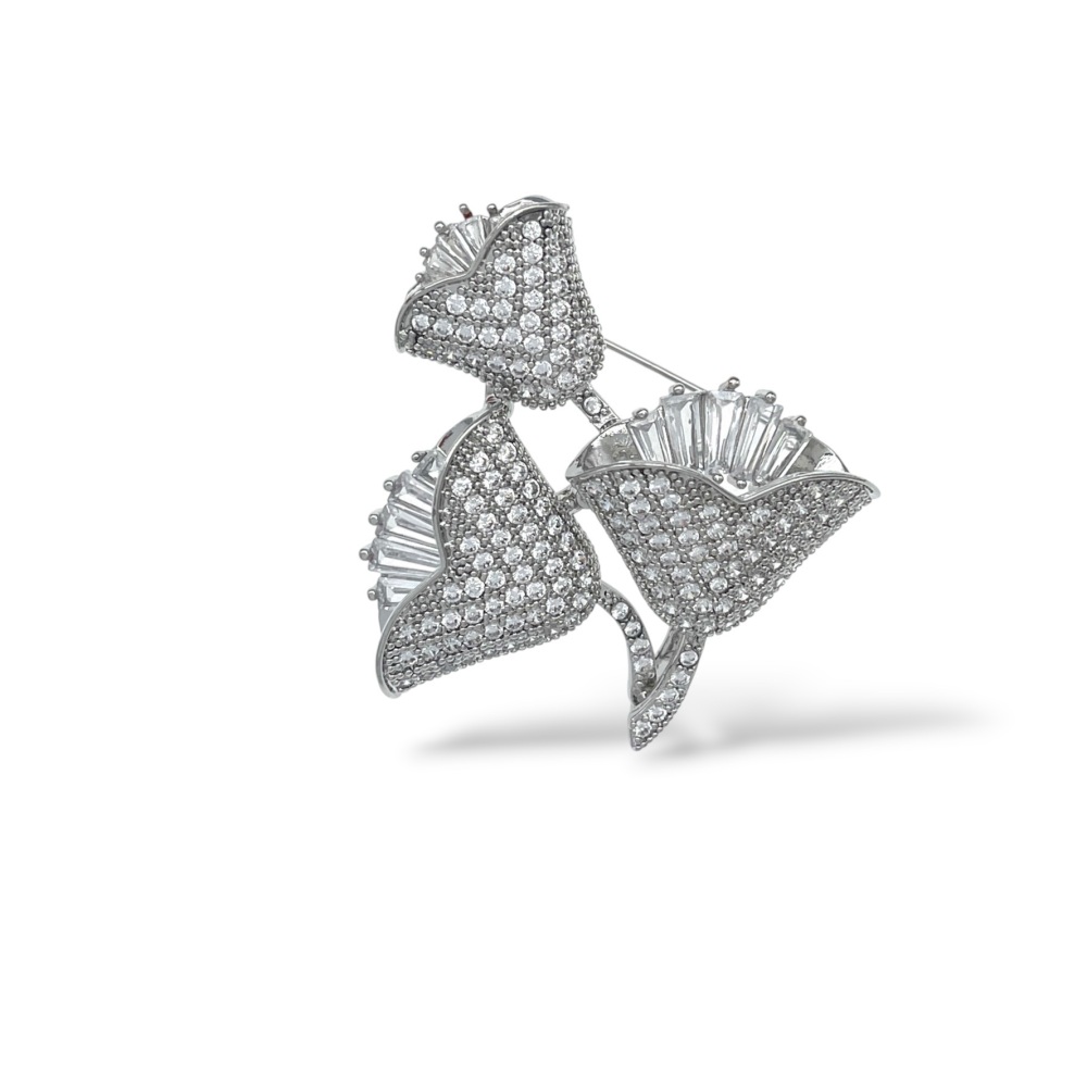 Fiore -Spilla con Zirconia - SP-506-526