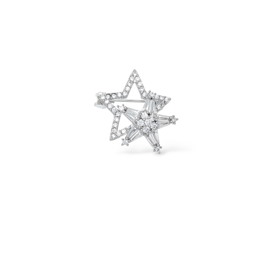 [SP-506-544] Stella-Spilla con Zirconia - SP-506-544 (Argento)